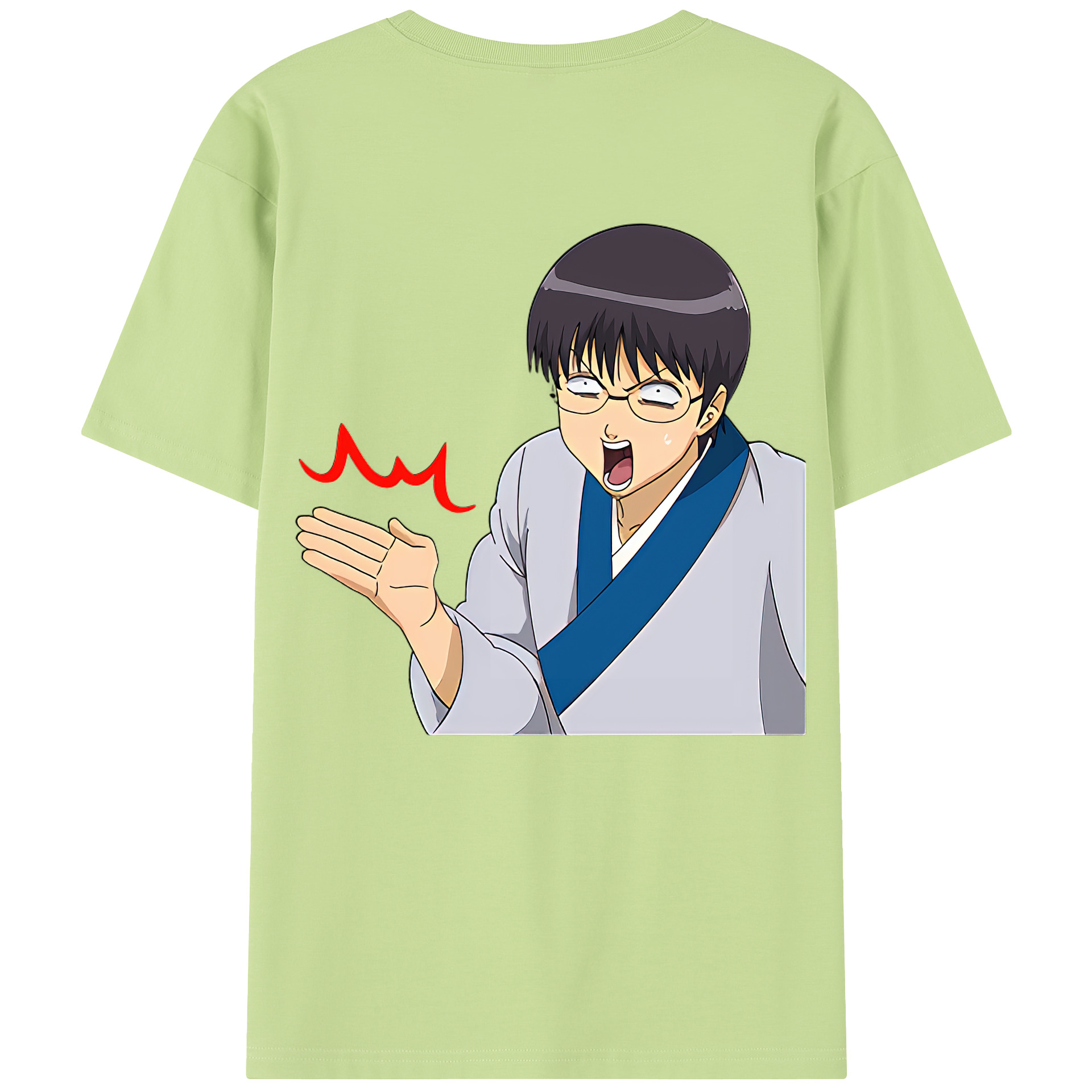 （画像用） ぎんたま 坂田銀時（さかたぎんとき） 神楽 志村新八（しむら しんぱち） GINTAMA Sakata Gintoki Kagura Shimura Shinpachi 綿100％半袖Tシャツ（背面プリント）